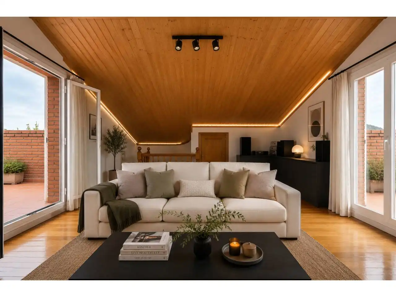 Living room of Houses for sale in El Masnou  with Heating, Private garden and Terrace