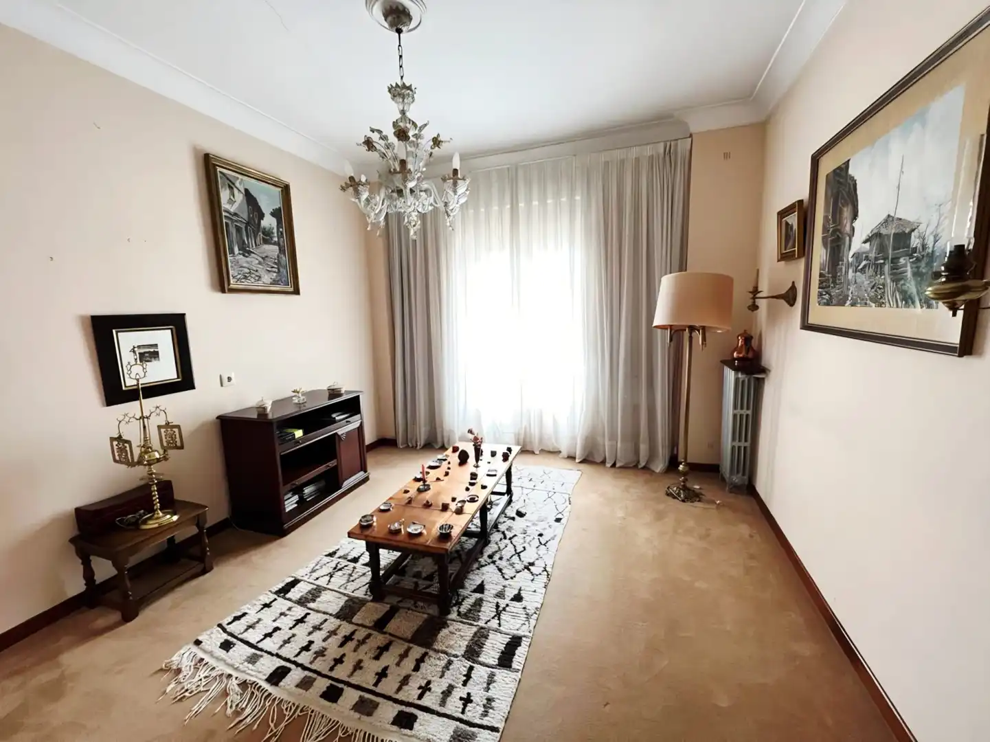 Sala de estar de Piso en venta en Avilés con Calefacción, Parquet y Trastero