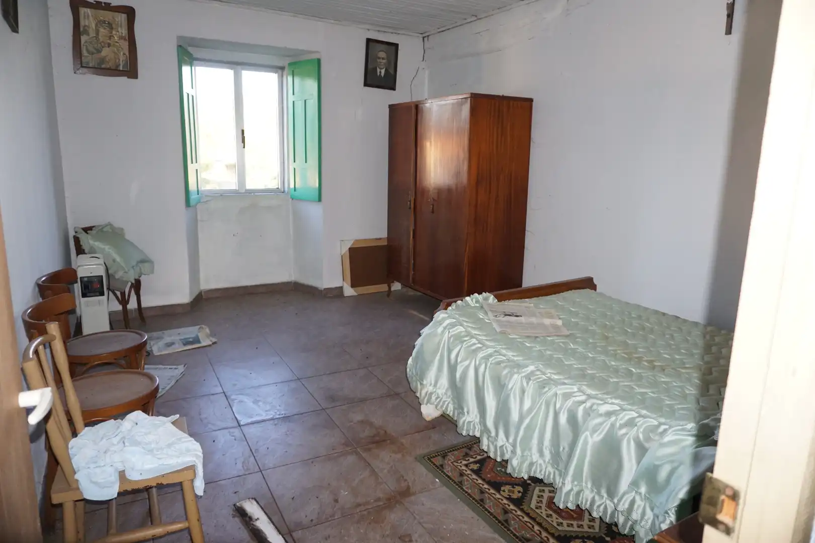Dormitori de Finca rústica en venda en Santiso amb Jardí privat