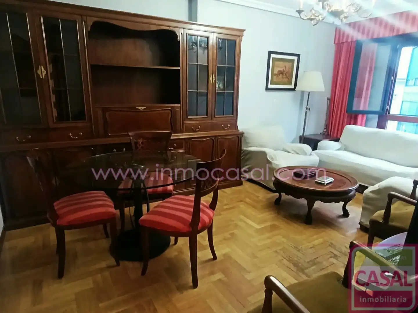 Wohnzimmer von Wohnung zur Miete in Oviedo  mit Heizung und Möbliert