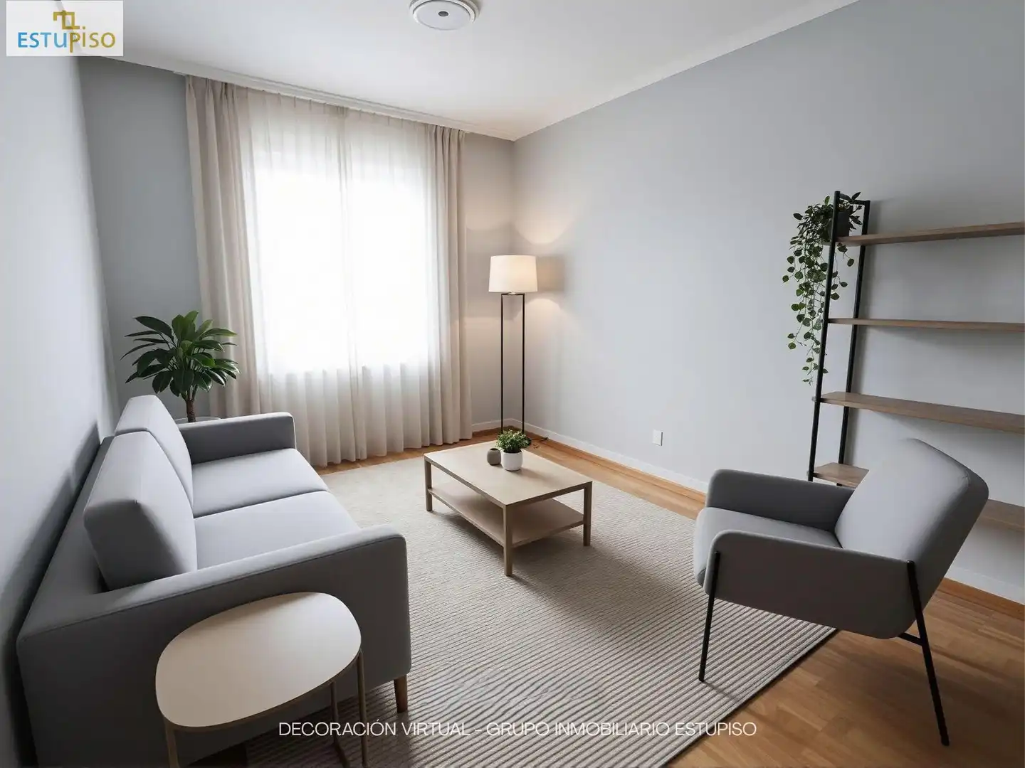 Sala de estar de Piso en venta en Vitoria - Gasteiz con Calefacción, Parquet y Terraza