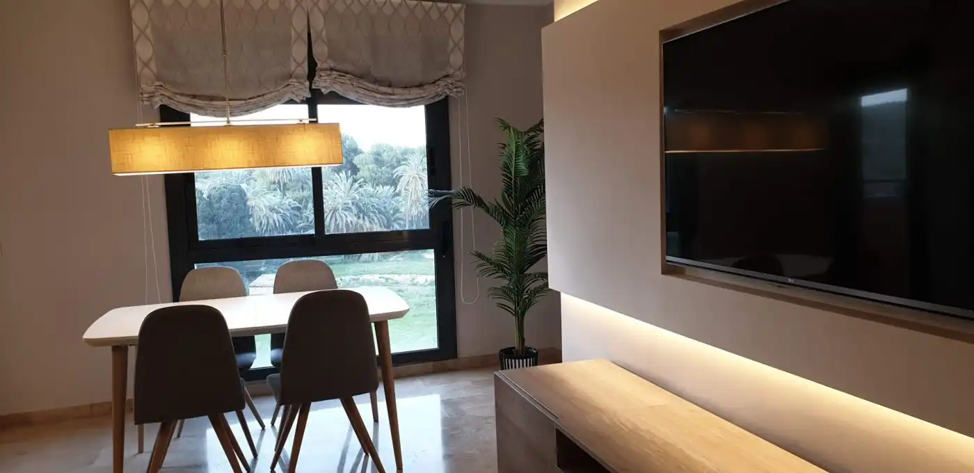 Living room of Flat for rent in Alicante / Alacant  with Air Conditioner, Terrace and Furnished