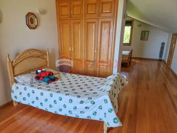 Bedroom of Houses for sale in Moaña  with Heating, Private garden and Parquet flooring