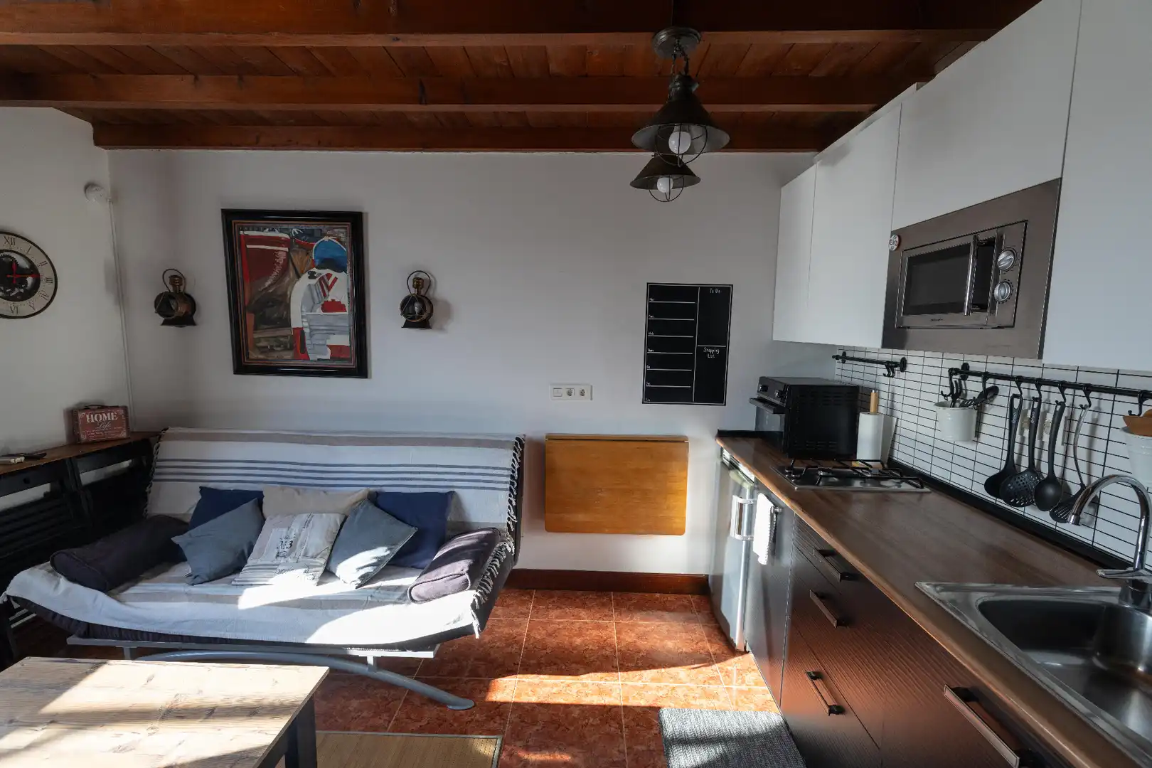 Cuina de Casa o xalet en venda en Mutriku amb Jardí privat, Piscina i Moblat