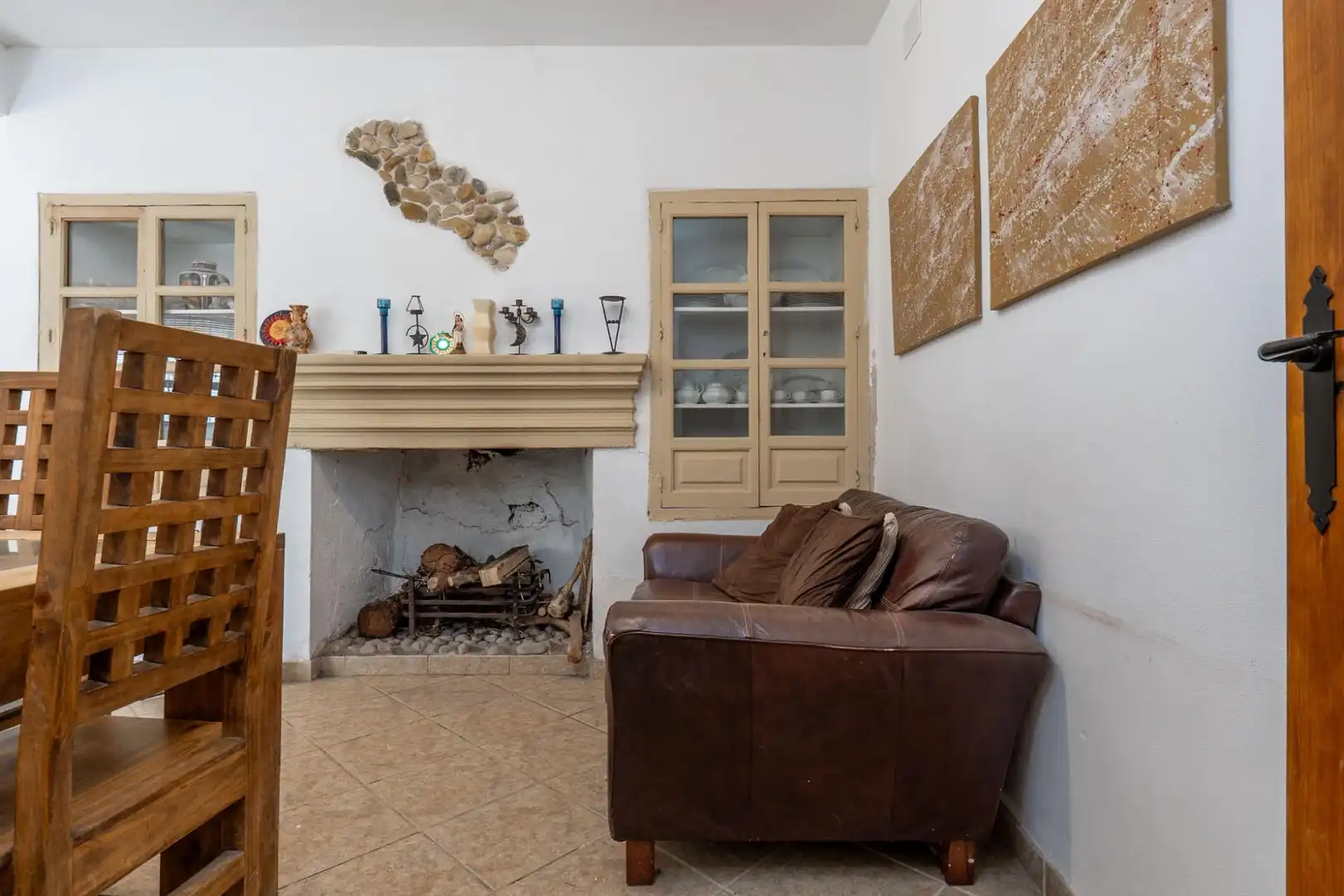 Living room of Houses for sale in Cacín  with Furnished and Balcony