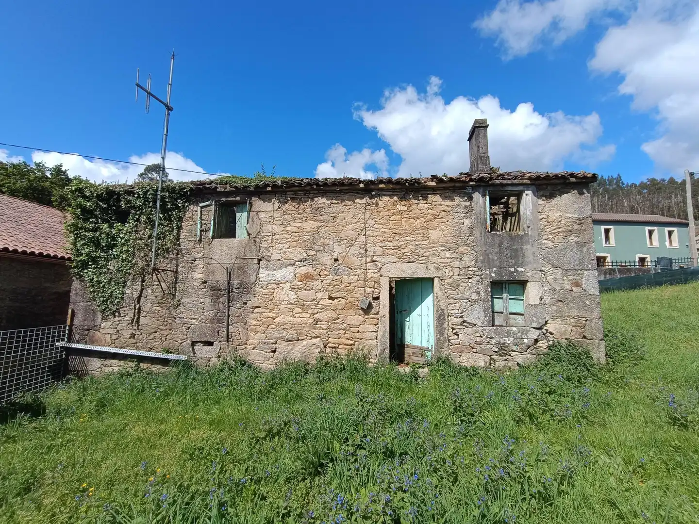 Vista exterior de Casa o chalet en venta en A Baña  