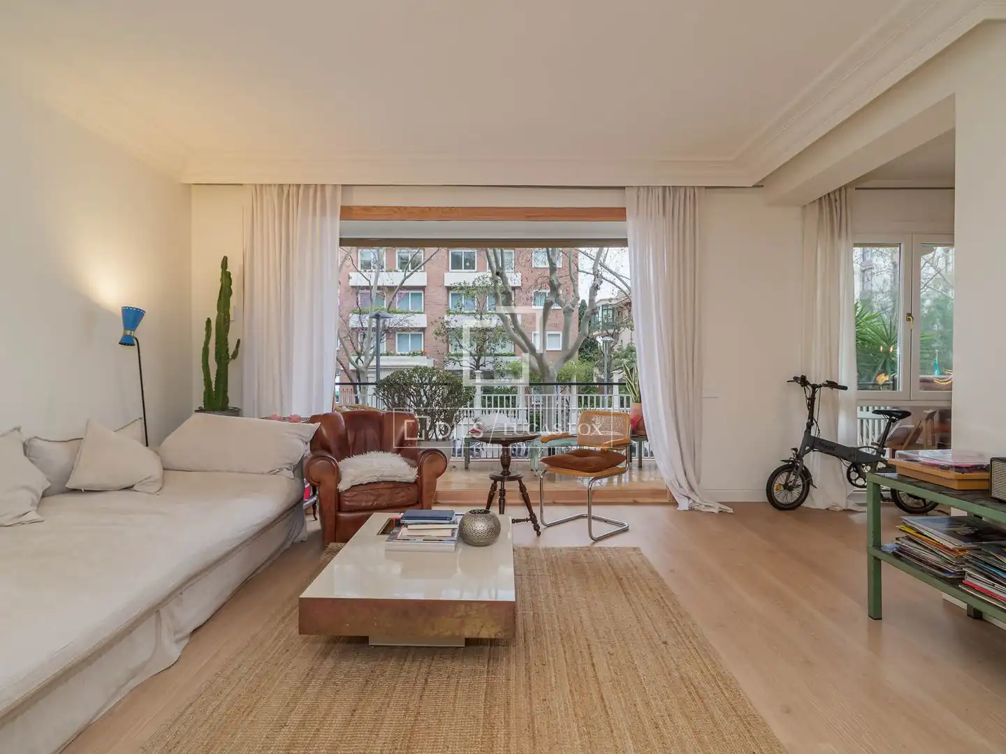 Sala de estar de Piso en venta en  Barcelona Capital con Aire acondicionado, Calefacción y Terraza
