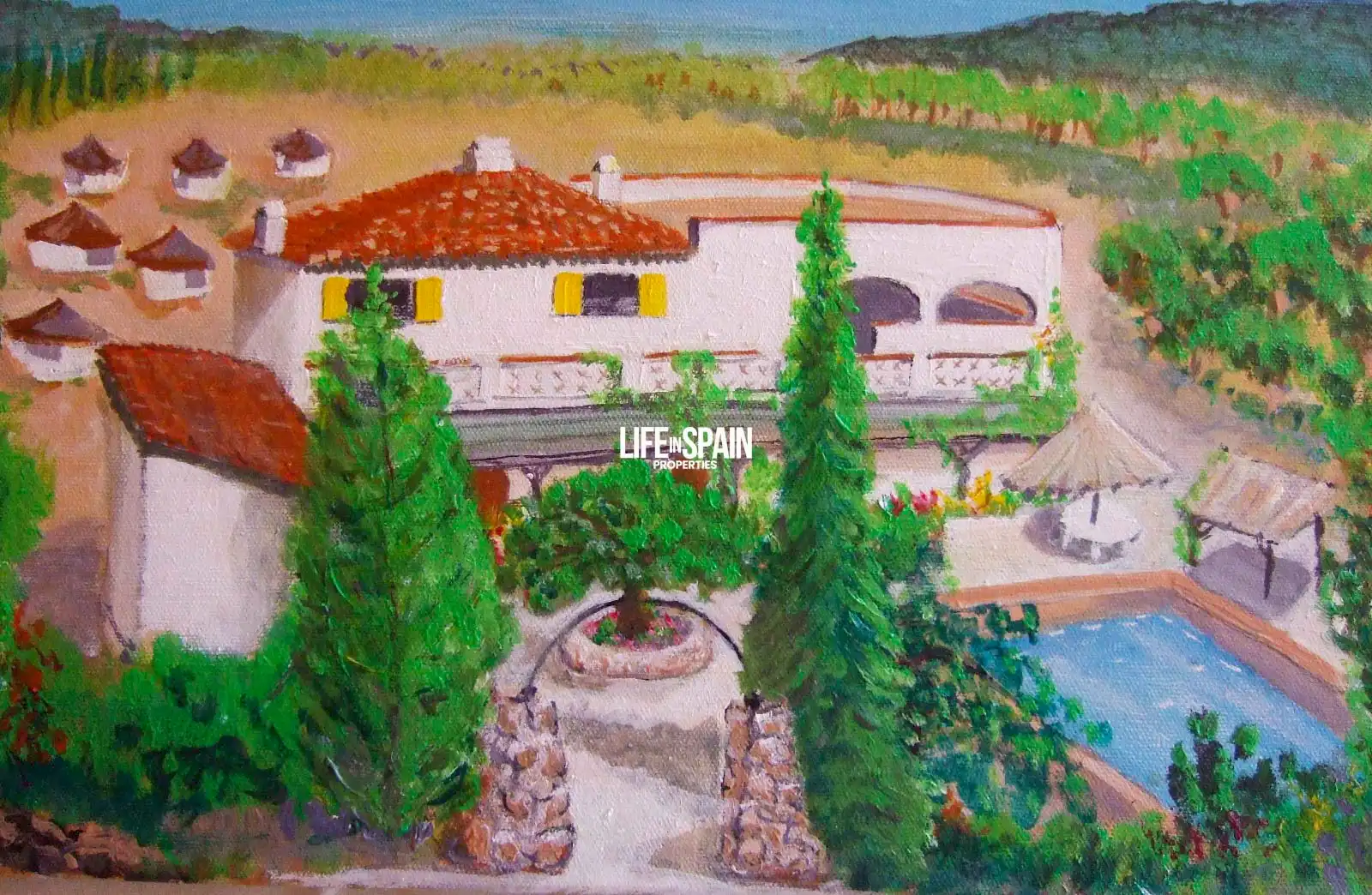 Garten von Country house zum Verkauf in Rasquera mit Klimaanlage, Privatgarten und Terrasse