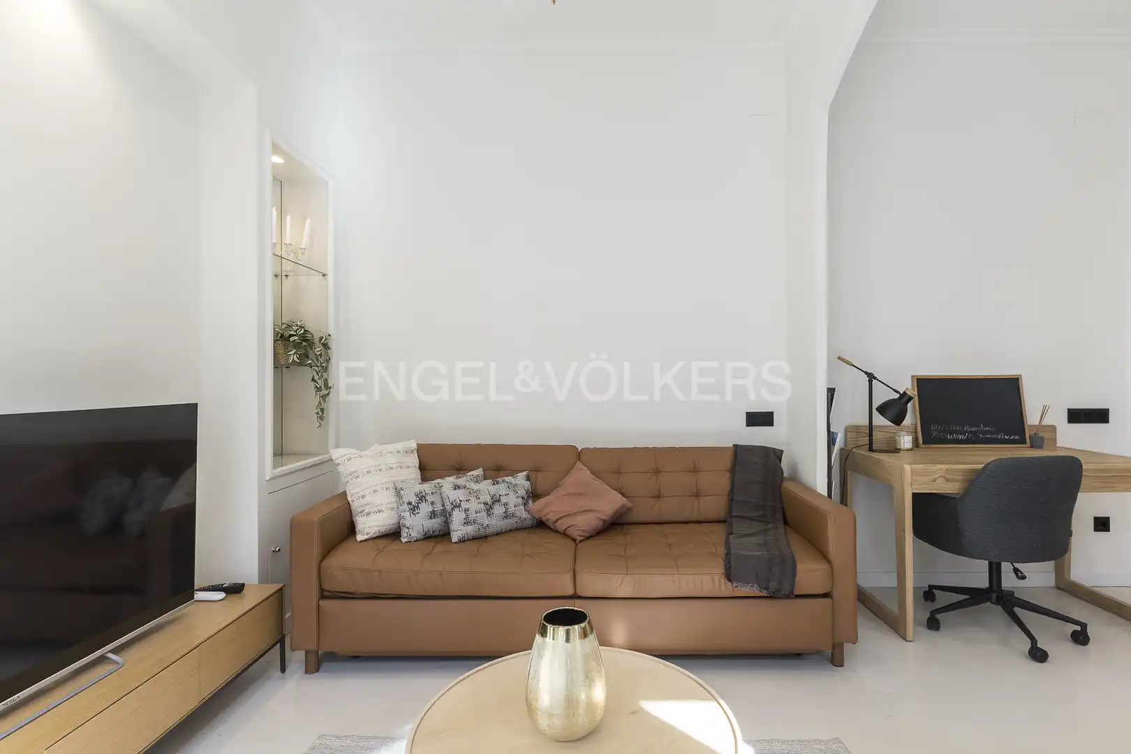 Sala de estar de Piso en venta en Barcelona con Aire acondicionado, Calefacción y Balcón