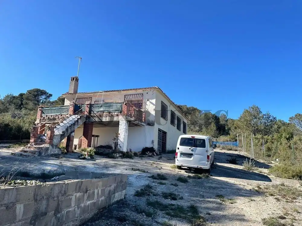 Vista exterior de Finca rústica en venta en Querol con Jardín privado, Terraza y Trastero