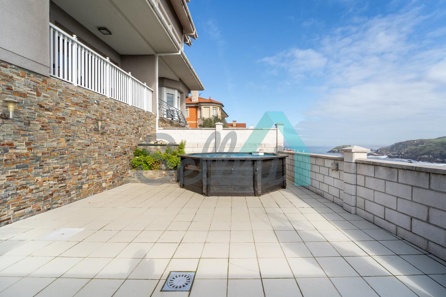 Terrace of Single-family semi-detached for sale in Castrillón  with Heating, Terrace and Storage room