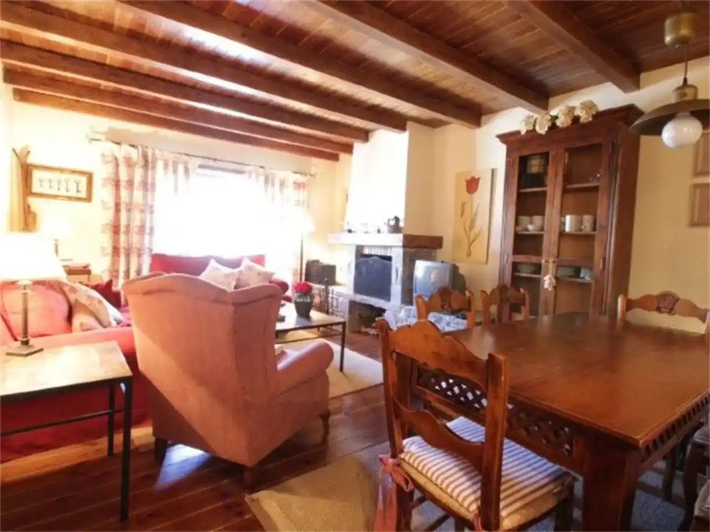 Living room of Flat for rent in Naut Aran  with Private garden, Parquet flooring and Storage room