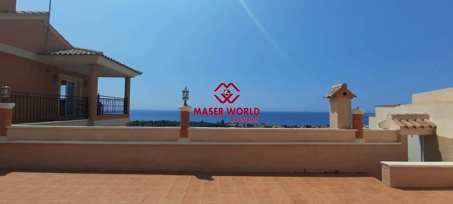 Vista exterior de Casa o xalet en venda en Mazarrón amb Jardí privat, Terrassa i Piscina