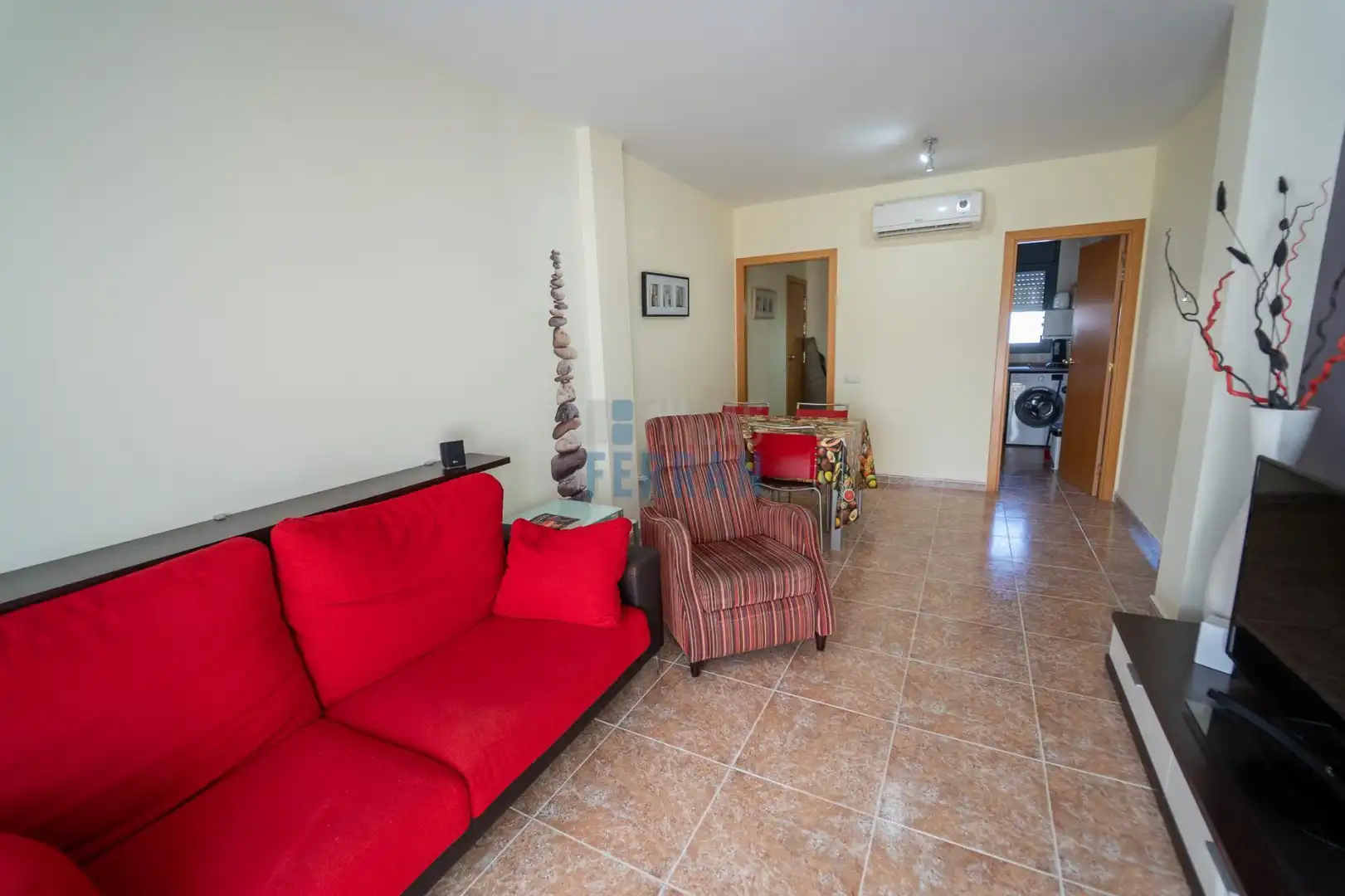 Sala d'estar de Apartament en venda en El Vendrell amb Aire condicionat, Calefacció i Terrassa