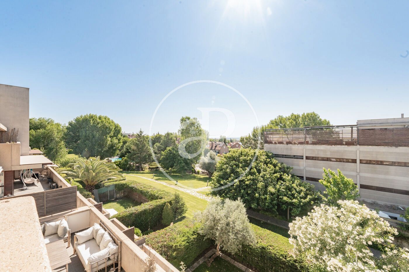 Garden of Attic for sale in La Moraleja  with Air Conditioner, Heating and Private garden