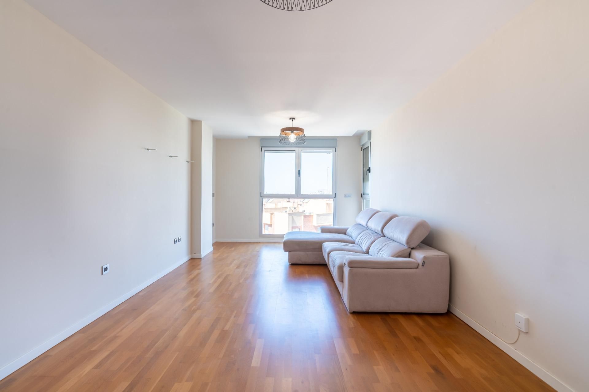 Living room of Flat for sale in  Almería Capital  with Air Conditioner, Heating and Terrace