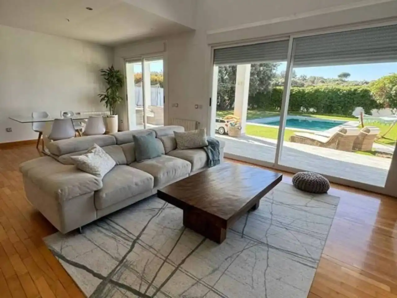 Wohnzimmer von Haus oder Chalet zum Verkauf in Plasencia mit Klimaanlage und Terrasse