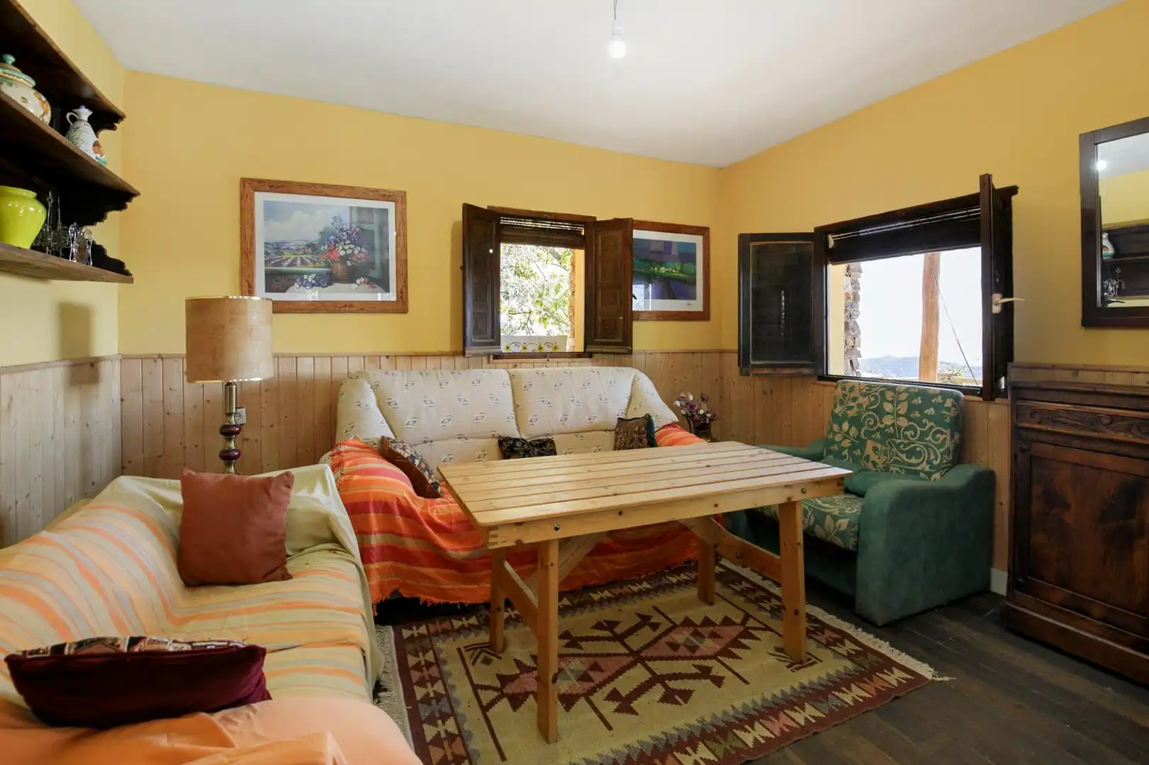 Sala d'estar de Finca rústica en venda en La Taha