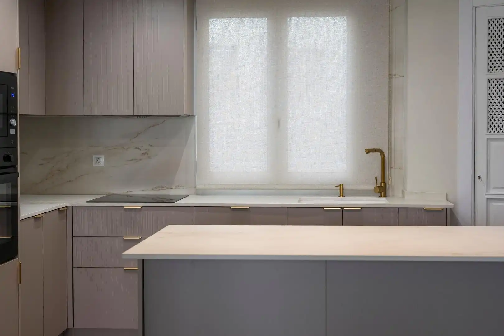 Kitchen of Attic for rent in Valencia  with Air Conditioner, Heating and Terrace