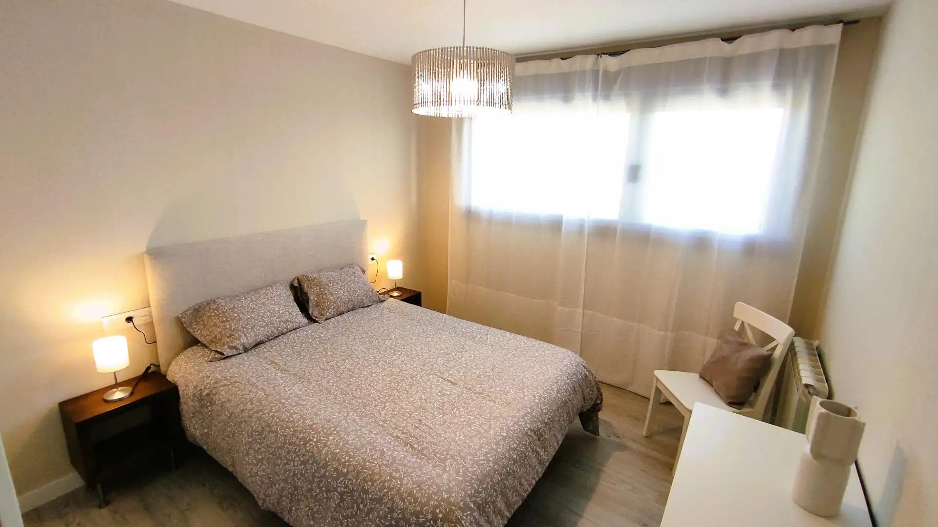 Bedroom of Apartments for rent in Badajoz  with Air Conditioner, Heating and Furnished