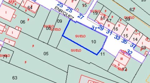 Venta solar Vilagarcía de Arousa-calle Curros Enríquez.