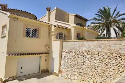 Exterior view of Houses for sale in Benitachell / El Poble Nou de Benitatxell  with Air Conditioner, Heating and Private garden