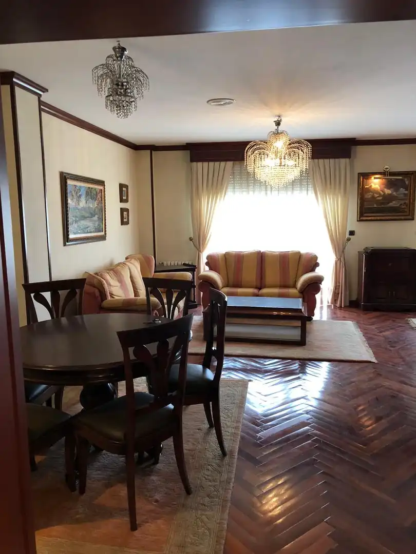 Sala de estar de Piso en venta en Lugo con Terraza, Trastero y Amueblado