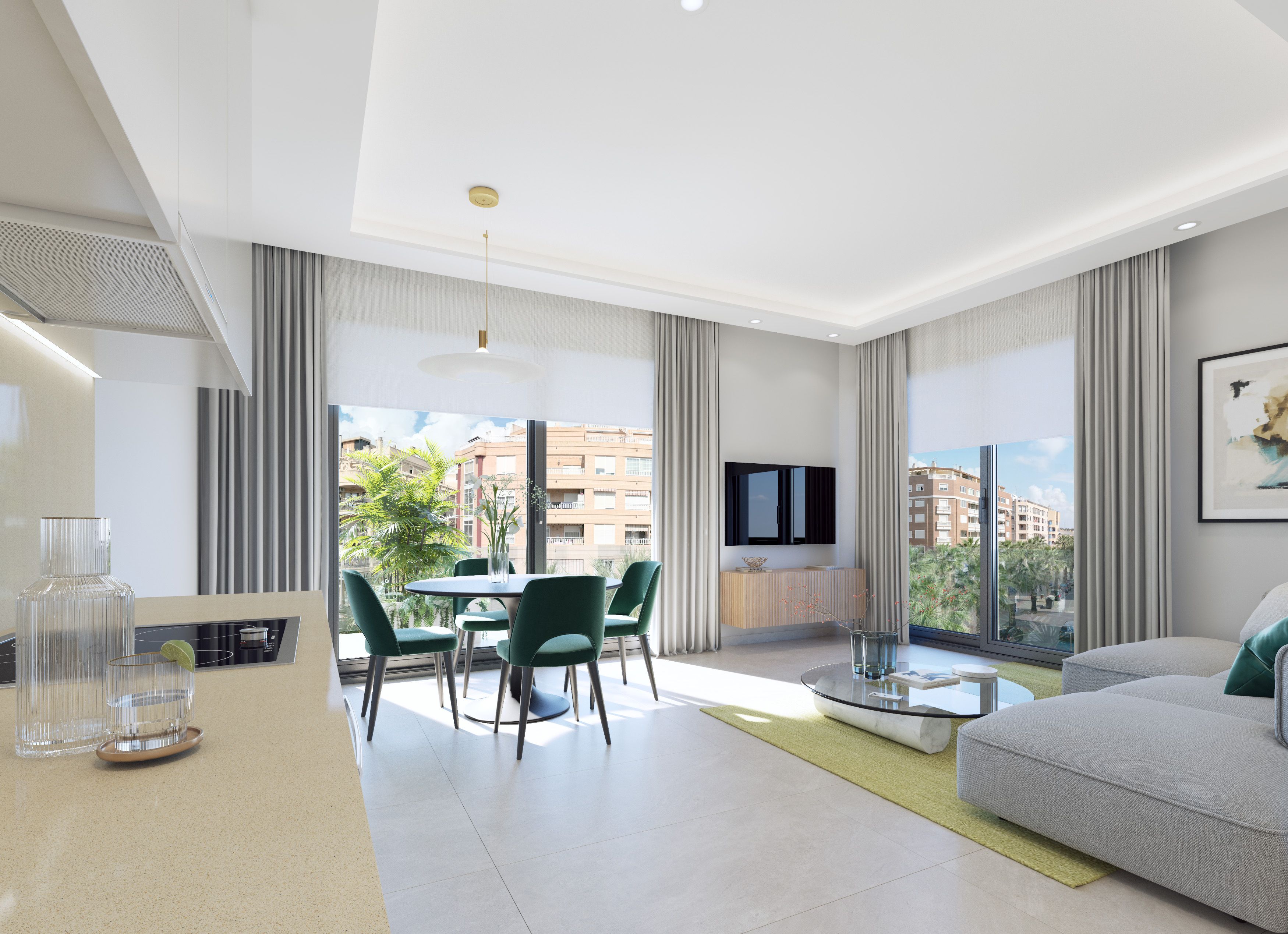 Sala d'estar de Apartament en venda en Guardamar del Segura amb Aire condicionat, Terrassa i Traster