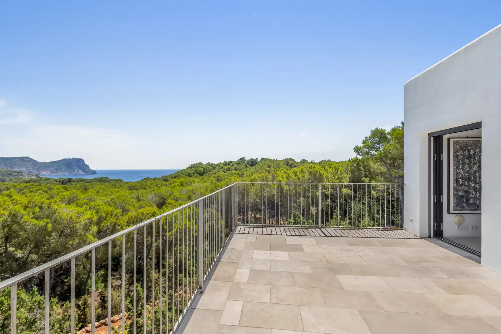 Terrassa de Casa o xalet en venda en Santa Eulària des Riu amb Aire condicionat, Calefacció i Jardí privat