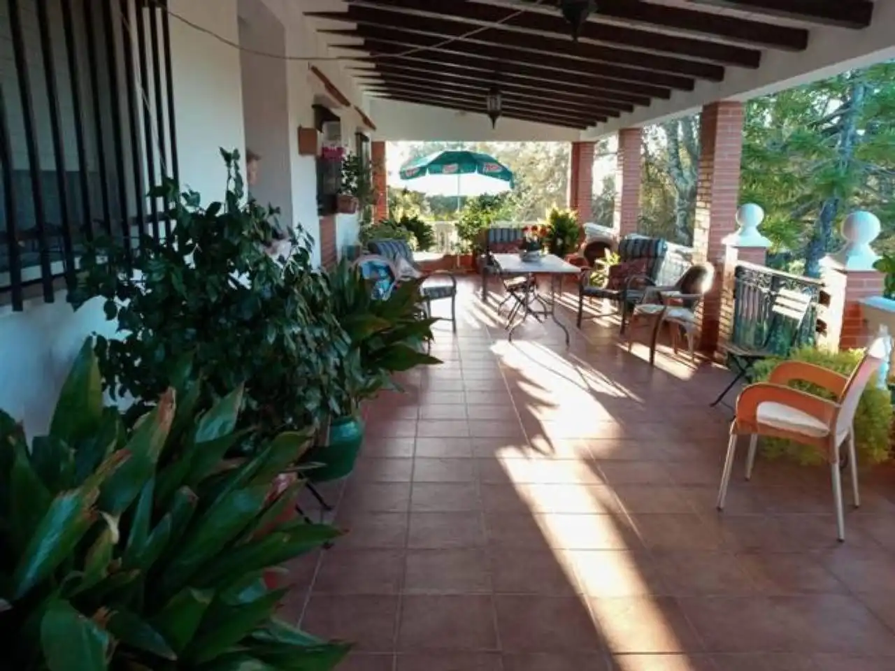 Terrassa de Finca rústica en venda en San Bartolomé de la Torre amb Jardí privat i Terrassa