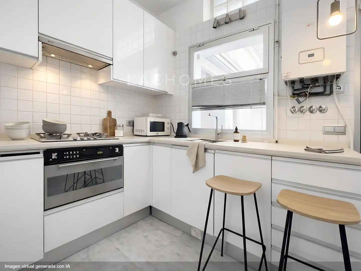 Küche von Maisonette zum Verkauf in Sevilla mit Klimaanlage, Heizung und Terrasse