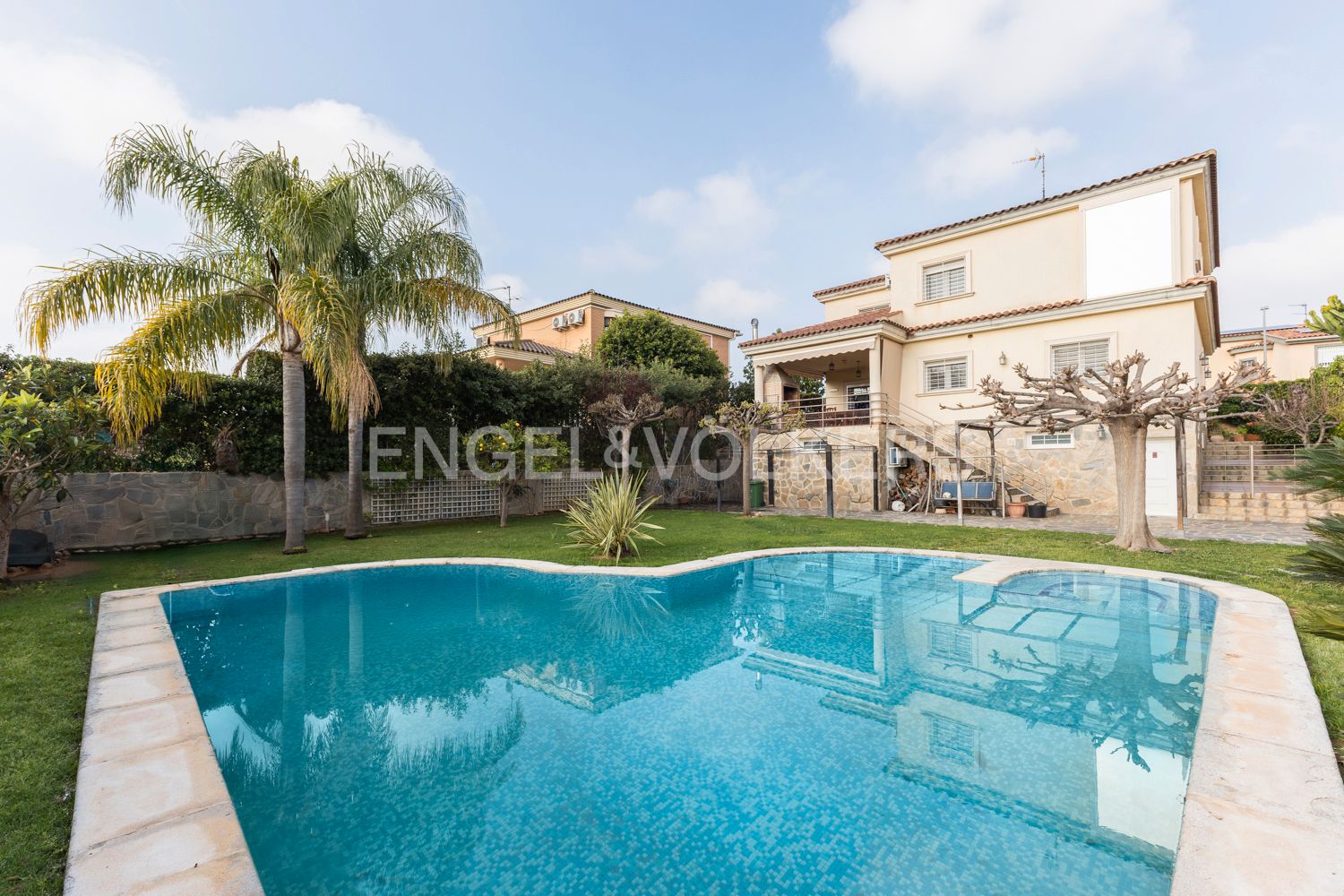 Swimming pool of House or chalet to rent in L'Eliana  with Air Conditioner, Heating and Private garden