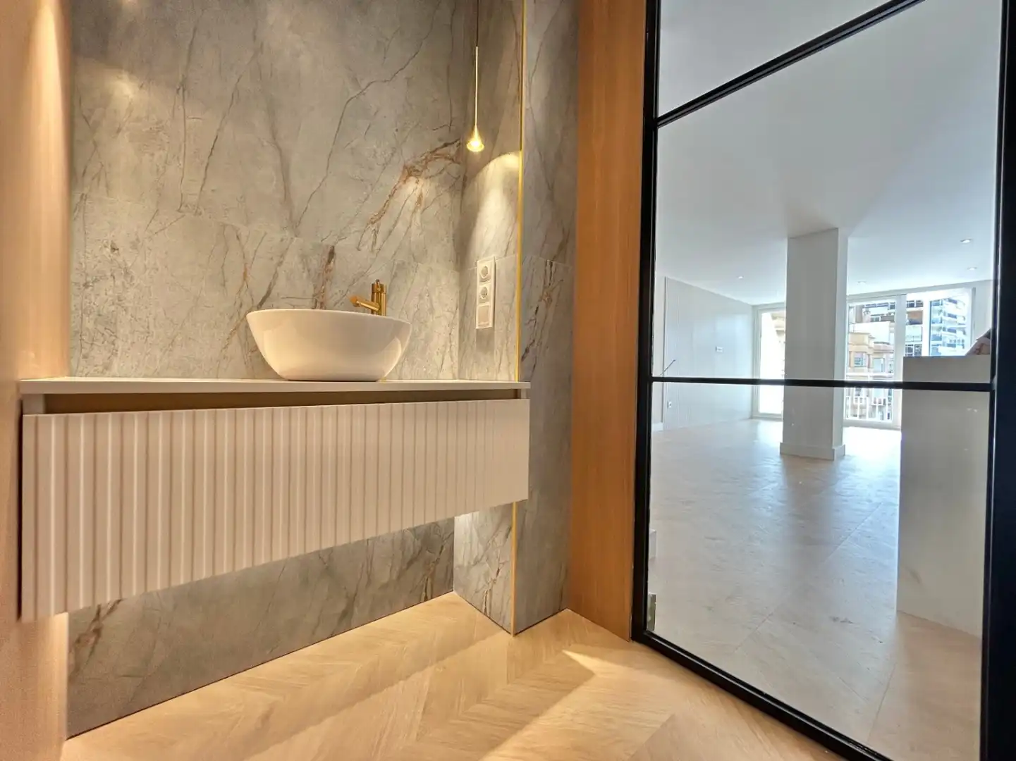 Bany de Apartament en venda en Málaga amb Aire condicionat, Calefacció i Terrassa