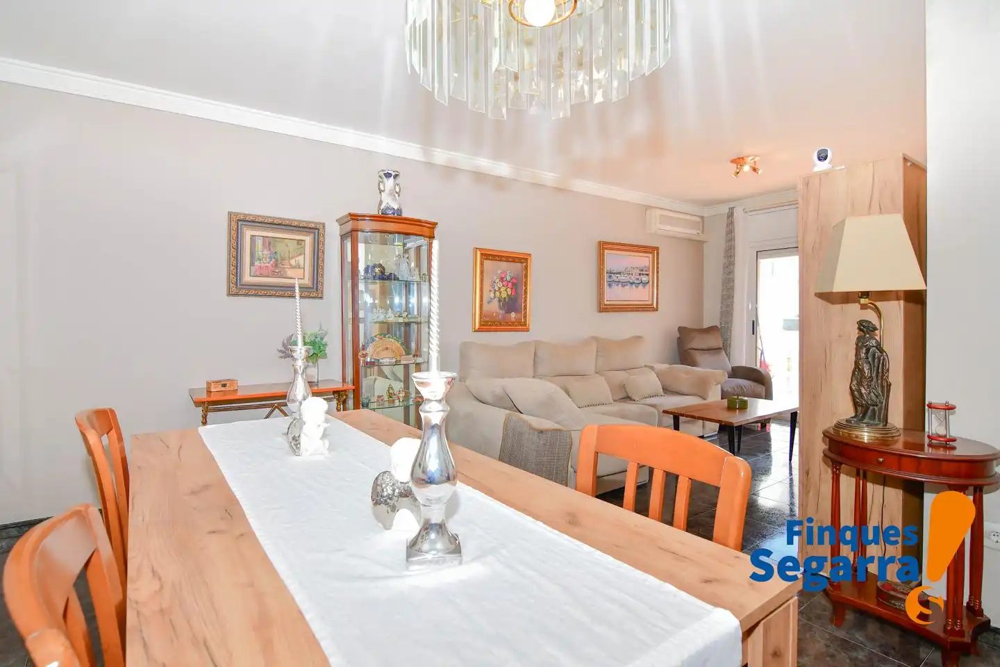 Dining room of Flat for sale in El Vendrell  with Air Conditioner, Terrace and Community pool