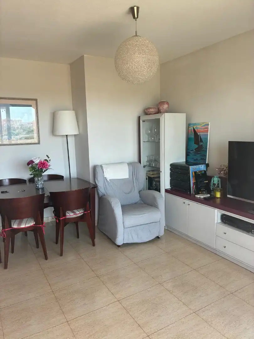 Wohnzimmer von Wohnung zur Miete in El Campello mit Klimaanlage, Heizung und Terrasse