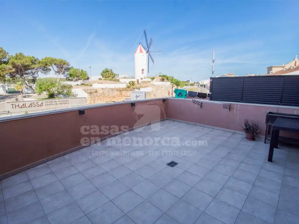 Terrace of Flat for sale in Es Castell  with Air Conditioner and Terrace