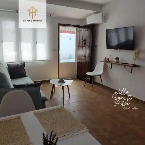 Sala de estar de Casa o chalet de alquiler en Chiclana de la Frontera con Aire acondicionado, Trastero y Piscina