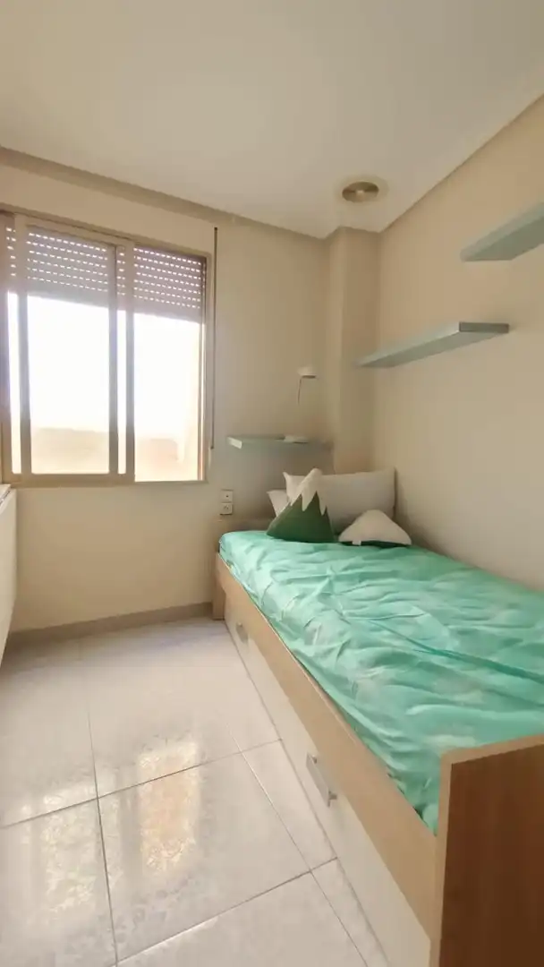 Bedroom of Flat for rent in Elche / Elx  with Air Conditioner, Furnished and Balcony