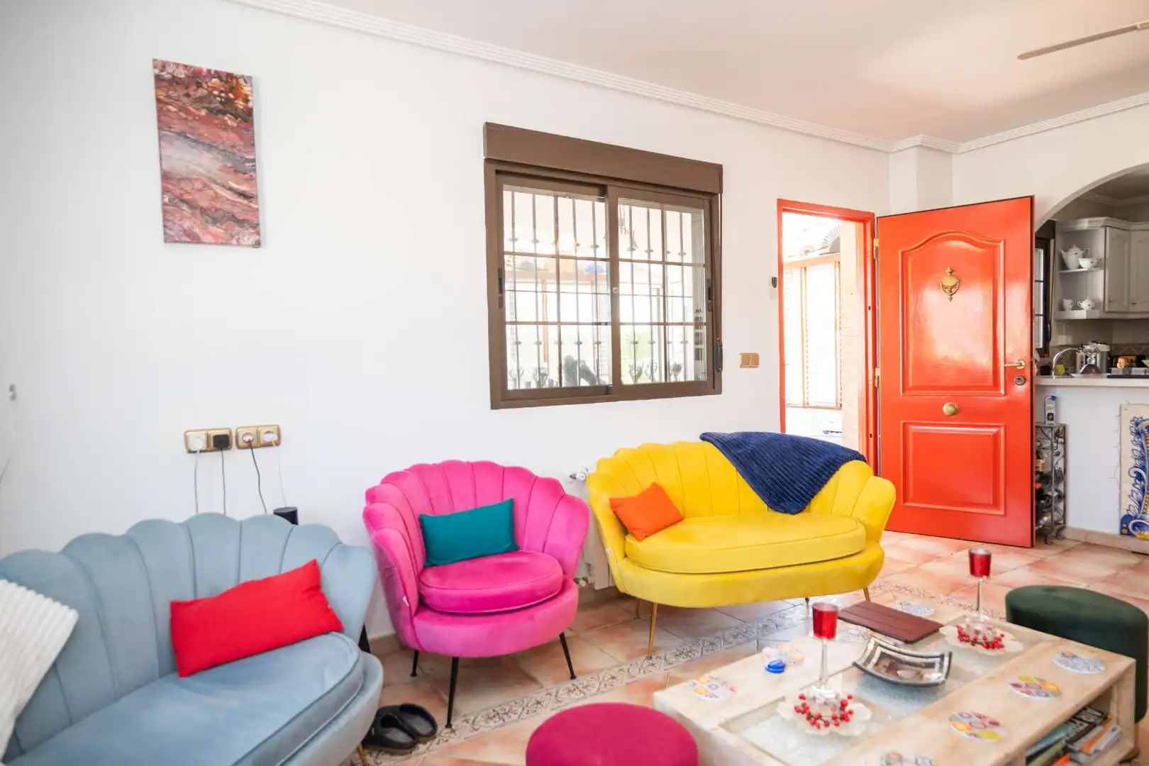 Sala d'estar de Casa o xalet en venda en Hondón de las Nieves / El Fondó de les Neus amb Calefacció, Jardí privat i Terrassa