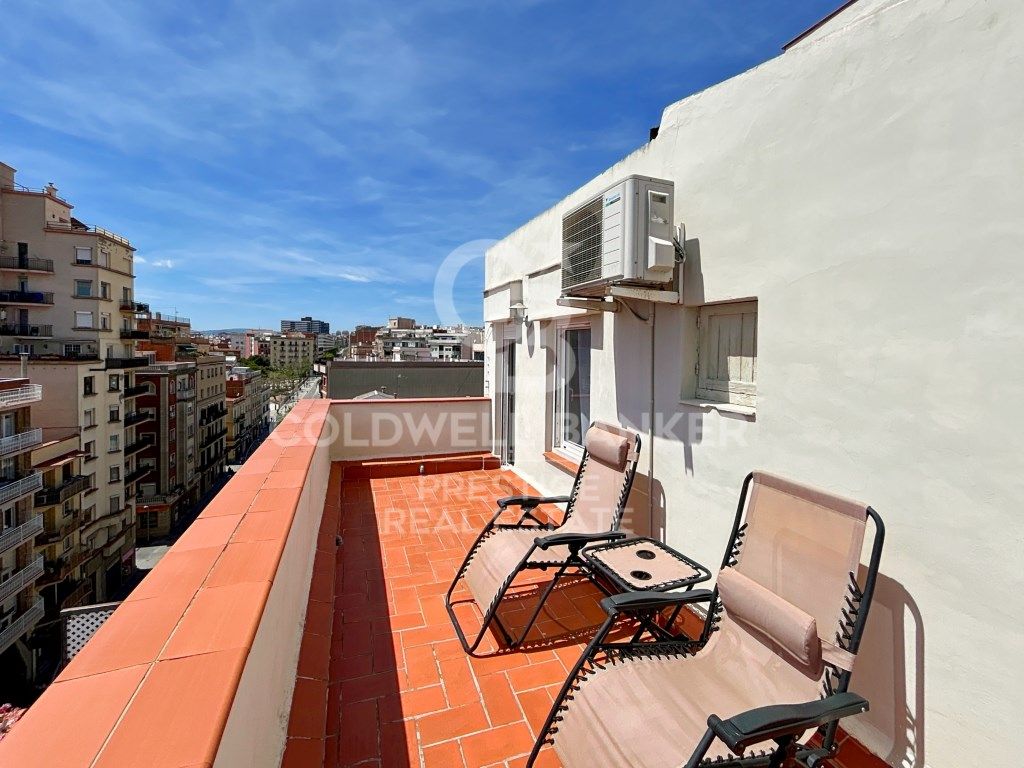 Terrace of Attic for sale in  Barcelona Capital  with Air Conditioner, Furnished and Balcony
