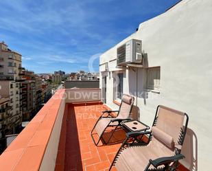 Terrace of Attic for sale in  Barcelona Capital  with Air Conditioner, Furnished and Balcony