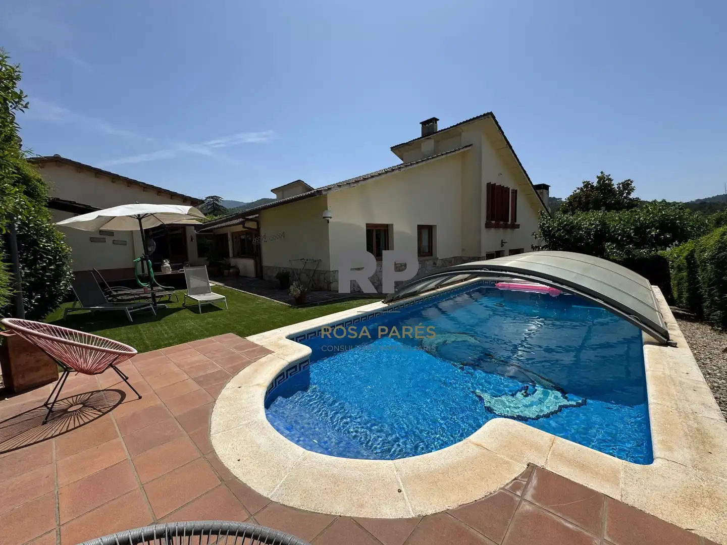 Vista exterior de Casa o xalet en venda en Aiguafreda amb Calefacció, Jardí privat i Terrassa