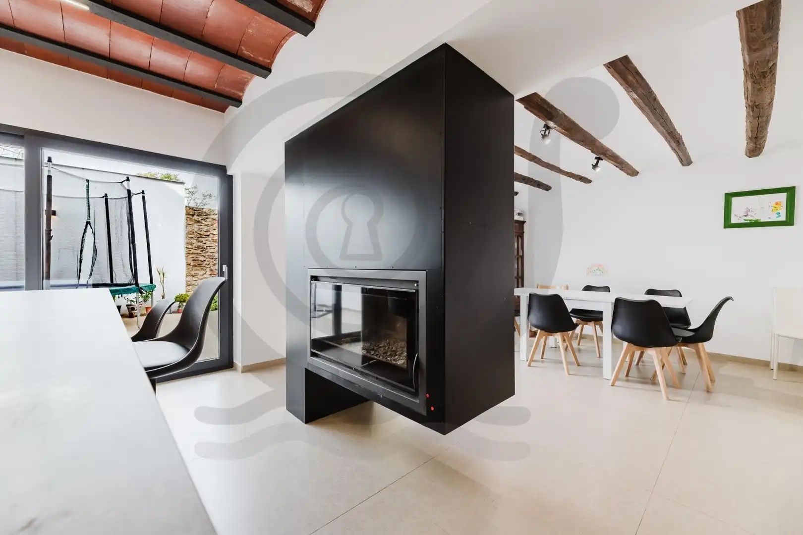 Wohnzimmer von Haus oder Chalet zum Verkauf in Castellón de la Plana / Castelló de la Plana mit Klimaanlage, Heizung und Terrasse