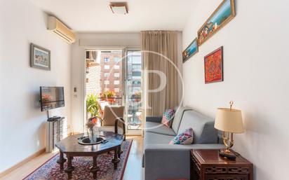 Living room of Flat to rent in  Barcelona Capital  with Air Conditioner and Terrace