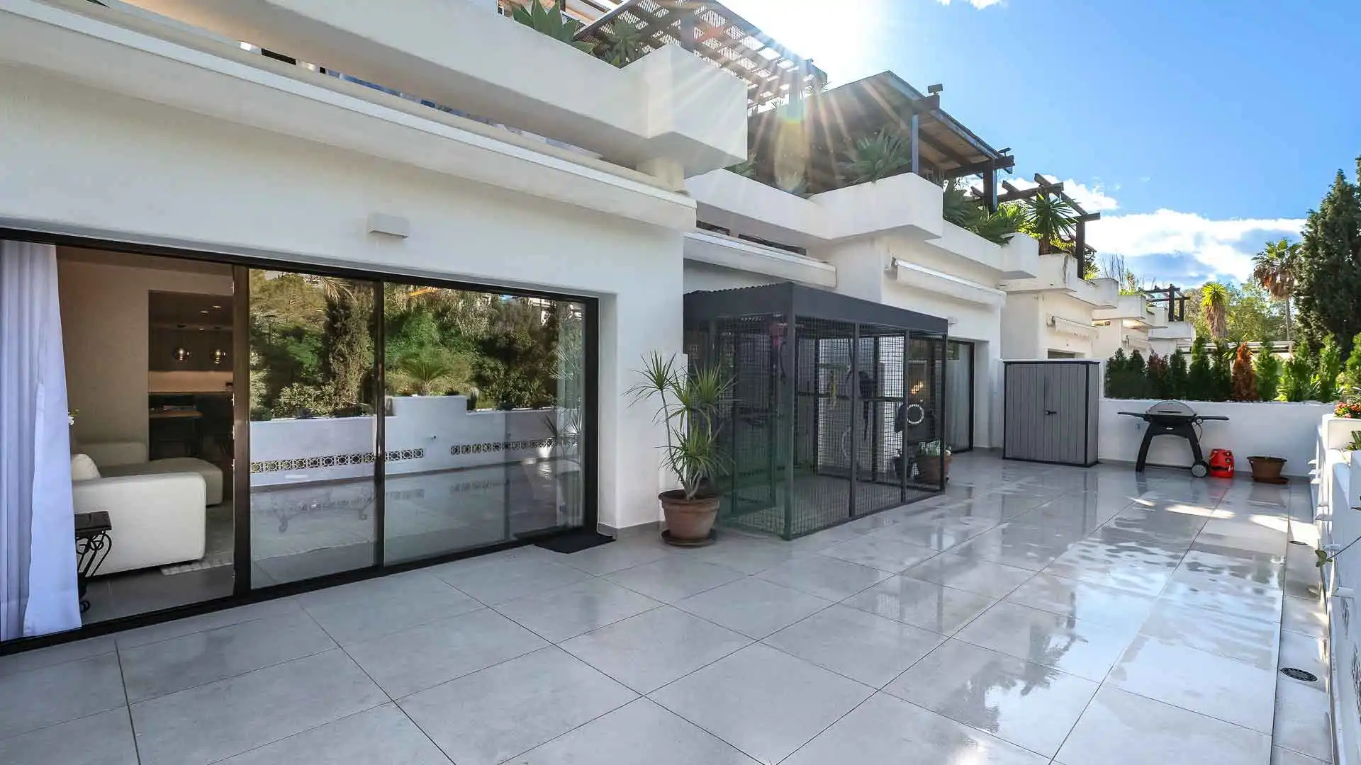 Apartament amb piscina en venda a Milla de Oro