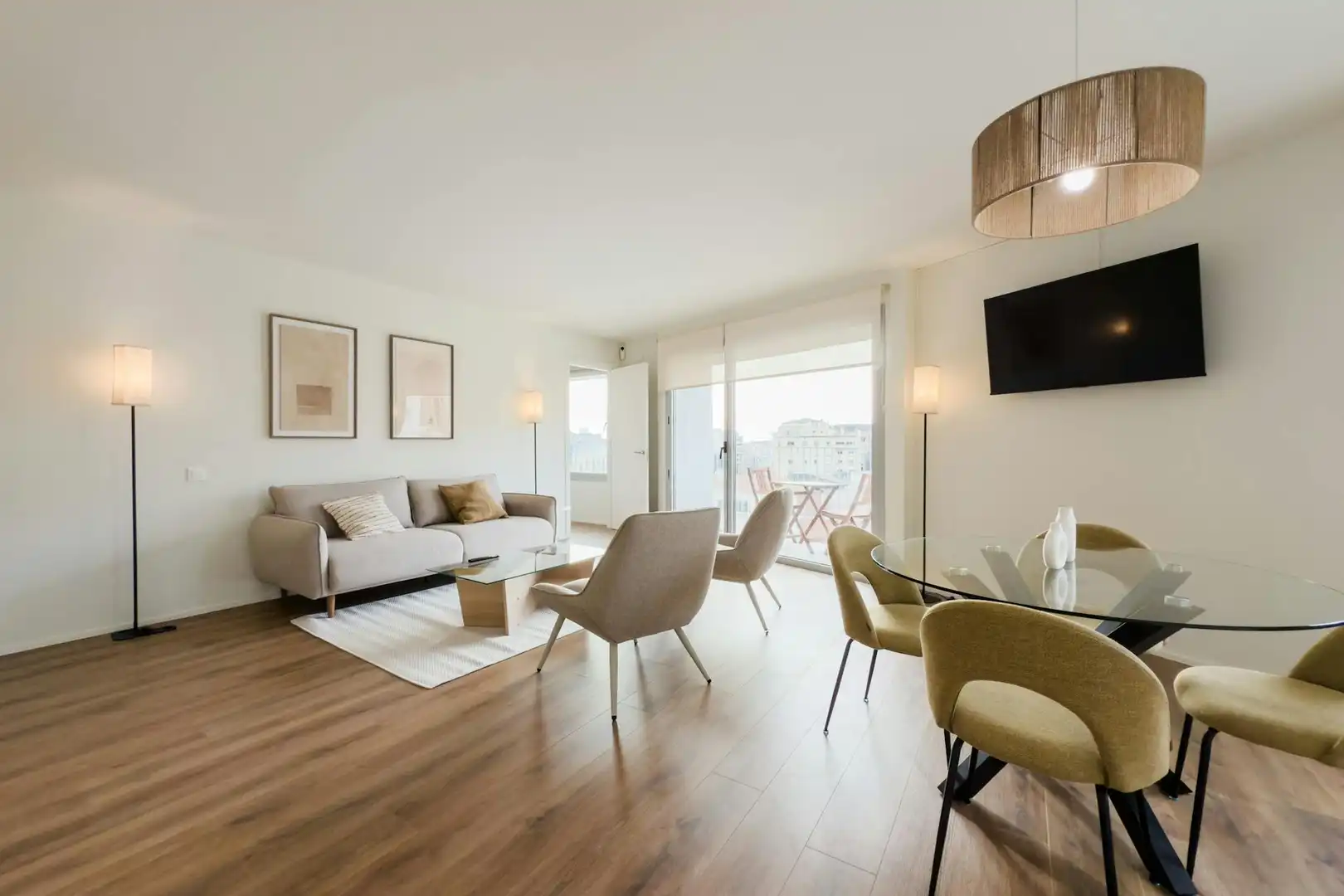 Living room of Flat for rent in Gràcia
