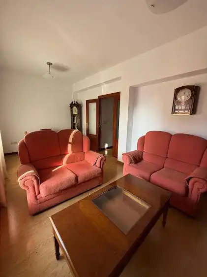 Living room of Flat for rent in Gijón   with Heating and Balcony