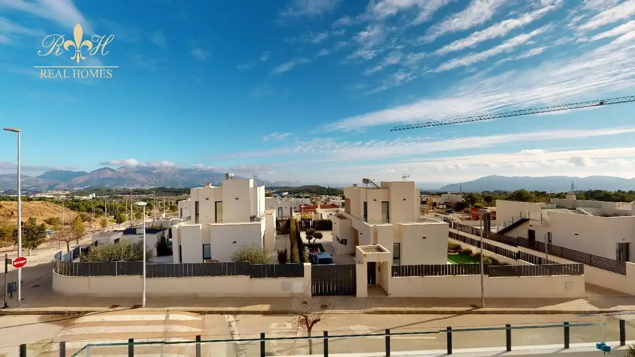 Vista exterior de Casa o chalet en venta en Polop con Aire acondicionado, Calefacción y Trastero
