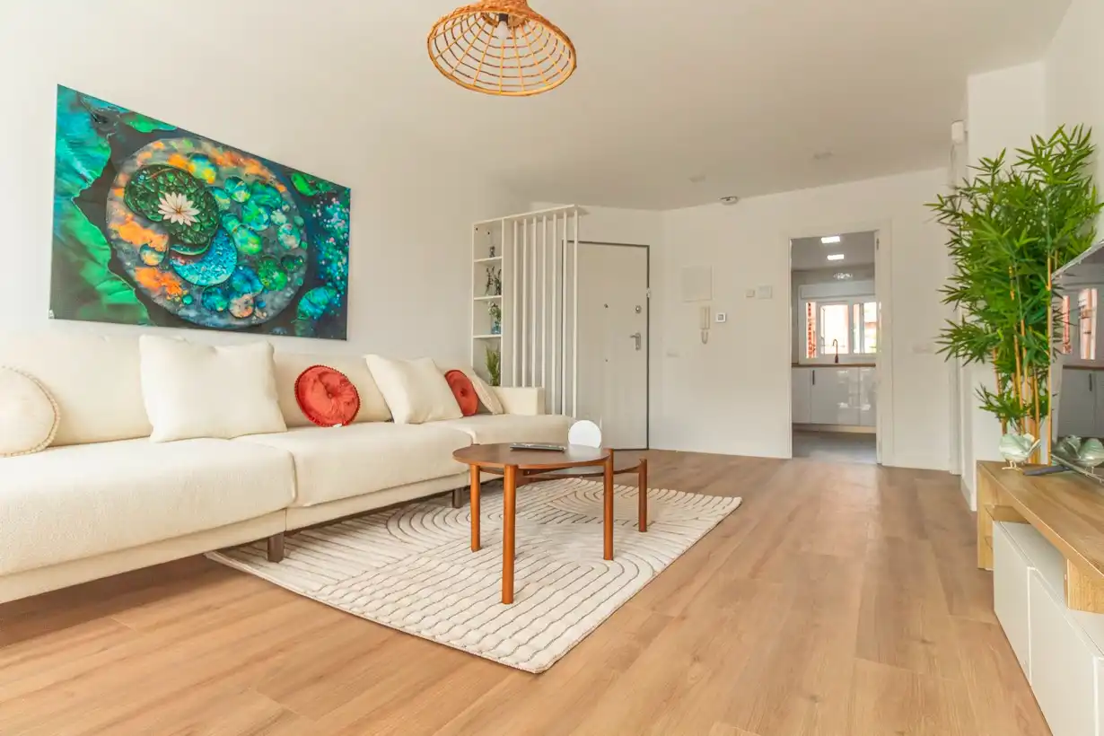 Sala de estar de Piso en venta en Madrid con Aire acondicionado, Calefacción y Parquet