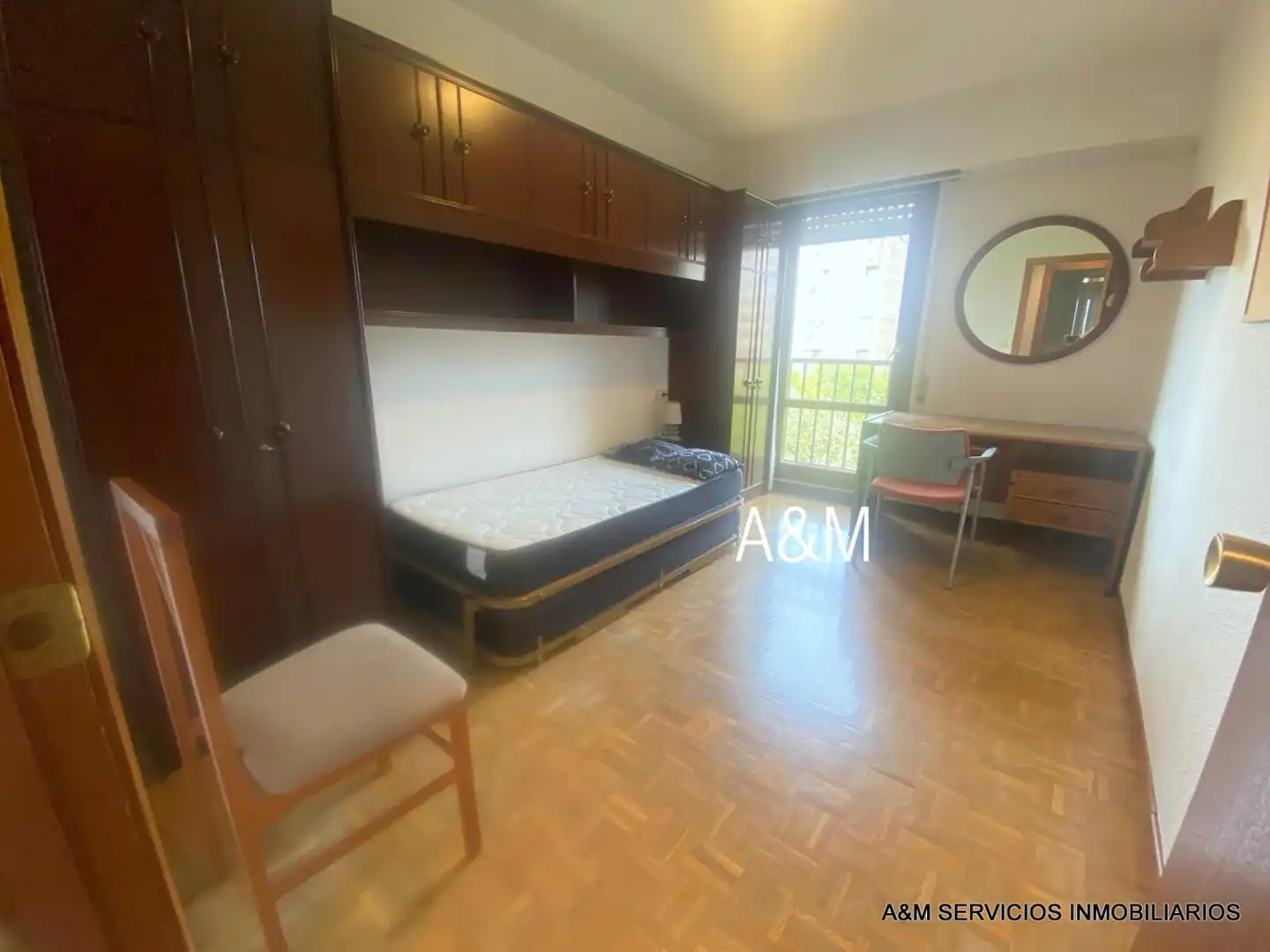 Bedroom of Flat for rent in Vitoria - Gasteiz  with Heating, Parquet flooring and Terrace